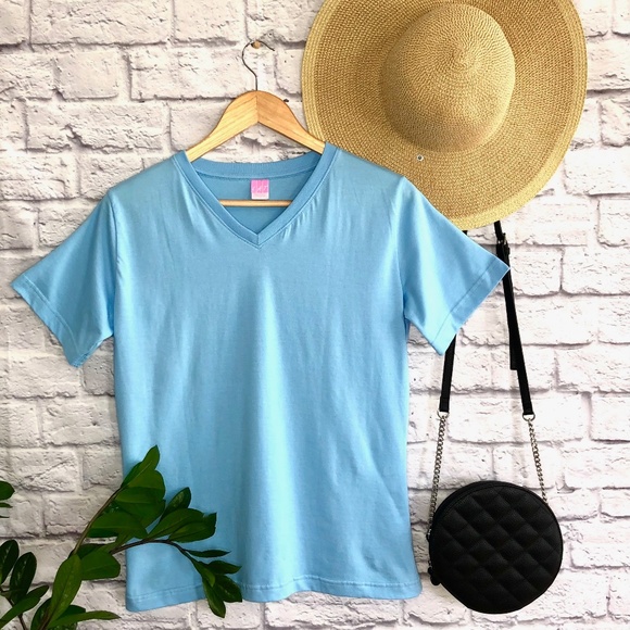 Three Nails T-Shirt, Religious Shirt, Faith Clothing, Trendy Shirt - Blue - Picture 3 of 3